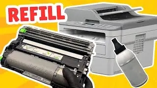 How to Refill Brother TN-B022 Toner & Save Money | Brother DCP B7535DW Easy Guide