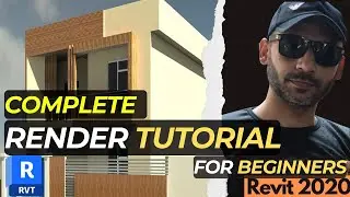 Render with easy steps in Revit 🔥 Learn step by step normal to Realistic view 👈| For beginners |