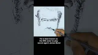 Drawing Pierce Brosnan - James Bond