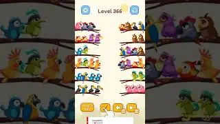 Bird Color Sort Puzzle Level 366 Solution