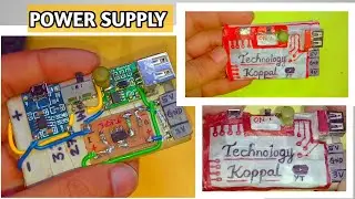 How To Make All in One Power Supply | PowerBank | Breadboard Gadget || 