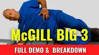 Best Lower Back Pain Exercises, McGill Big 3 for L5-S1 Disc Herniation | Dr. Gregory Kramer