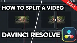 How to SPLIT a Clip in Davinci Resolve | Davinci Resolve Tutorials for Beginners