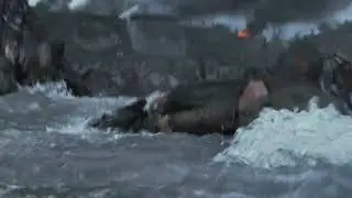Fat guy sings Moana in a canoe but D-Day