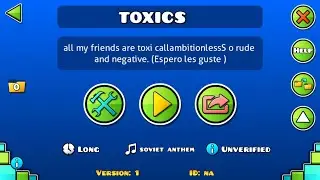 Toxcis by LORDHAUNTER (Me)/ Geometry Dash
