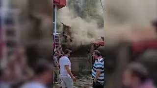 В Сочи загорелось кафе в Хостинском районе