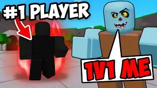 Can i Beat the #1 BEST PLAYER in Roblox The Strongest Battlegrounds?
