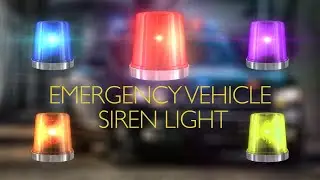 Siren Police Car l Alarm Light Green Screen l Siren Police Car Light l Emergency Vehicle Light l HD