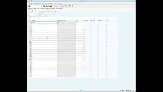5.2 Creating Physical Inventory Documents in SAP: MI01 Tutorial