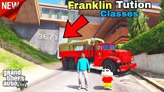 Franklin and Shinchan Build A New Franklin Tuition Classes IN GTA V