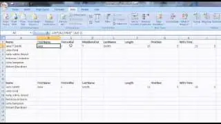 Splitting text using formulas
