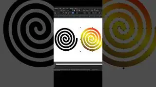 How To Fill An Outline With Gradient Colour. 