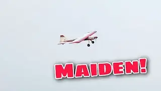 Maiden Flight Of My New E-flite Ultra Stick 1.1m BNF!