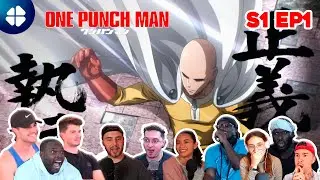 The Strongest Man | ONE PUNCH MAN EPISODE 1 SEASON 1 Reaction Mashup (+ Opening Reaction)