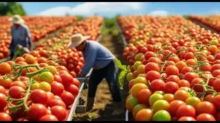 How Millions of Tomatoes Are Harvested & Tomato Ketchup Are Made