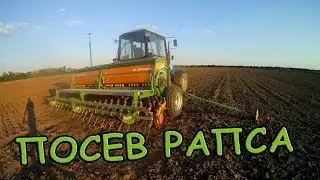 Подготовка почвы и посев рапса на орошаемых землях