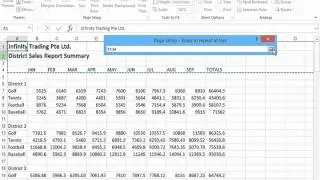 Repeating Row and Column Labels in Excel 2013
