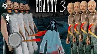 100 КЛОНОВ ГРЕННИ ПРОТИВ 100 КЛОНОВ ГРЕНДПА? Granny 3 нуб против бабушка гренни