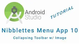 Nibblettes Menu Android Studio App Tutorial Part 10
