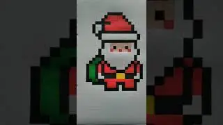 How to Draw Santa Claus | Handmade Pixel Art
