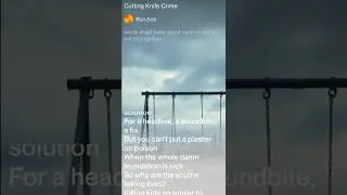 Cutting Knyfe Crime
