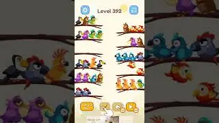 Bird Color Sort Puzzle Level 392 Solution