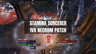 1vX Stamina Sorcerer - Necrom Meta Build - ESO PvP