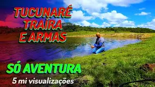 ESSA PESCARIA TEVE DE TUDO, TEVE PEIXE E ATÉ ARMA