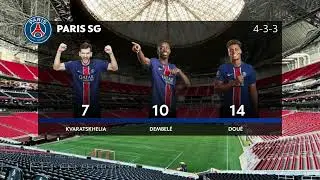 Hino do Paris Saint-Germain | TV Globo (Escalação - ADAPTADO)
