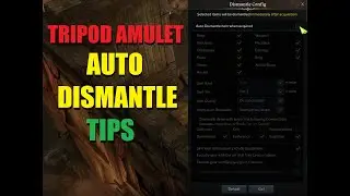 [Lost Ark] Auto Dismantle settings for tripod amulets