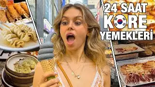 Bir Gün Boyunca Kore Yemekleri Yedim! I Kore'de Takipçimle Buluştuk! I Kore Vlog