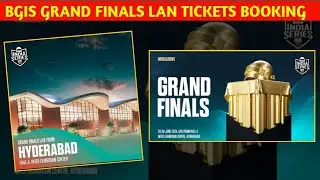 HOW TO BOOK BGIS  GRAND FINALS LAN TICKETS AND LOCATION? #bgis #godlike @kraftonindiaesports