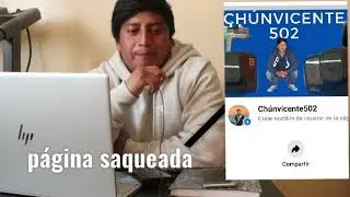 me saquearon mi página de Facebook
