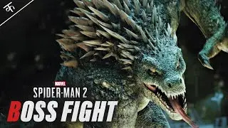 SPIDER MAN 2 - Lizard  Boss Fight PS5 GAMEPLAY