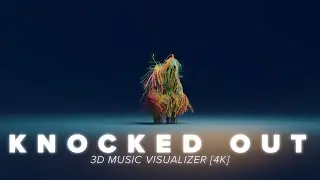 Knocked out  - Canon | ABSTRACT AUDIO VISUALIZER 4K MUSIC VIDEO | BLENDER HAIR SIM ANIMATION