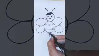 How to Draw Honeybee : Tips  and Tutorials||
