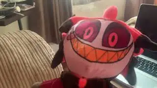 “I know something you don’t know” (With Hazbin Hotel plushies)