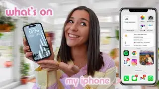 WHAT'S ON MY IPHONE 14 PRO| IOS 16 + mon organisation