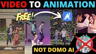 How To Convert Any Video Into Cartoon Video For Free | ❌ Not Domo Ai | Easy To Use