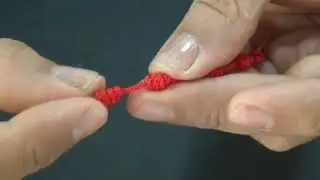 Nudos franciscanos para pulsera de protección
