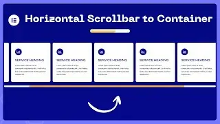 How to Add Horizontal Scrollbar to Container | Elementor Tutorial