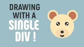 Making CSS Illustration With a Single Div | CSS Illustration | CSS Speed Art  2019