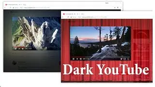 Turn off The Lights on YouTube (Fading to Dark)
