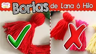 How to Make Yarn or Wool Tassels in 5 Minutes - Quick and Easy