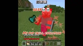My Pvp evolution #minecraftpe