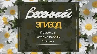 Весенний эпизод. Процессы. Готовые работы. Покупки пряжи #вязание #носкиспицами #бобиннаяпряжа#носки