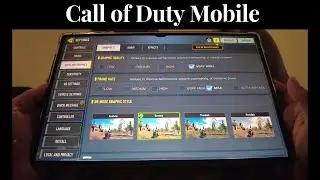 Gaming with Tab S8 Ultra | Call of Duty Mobile
