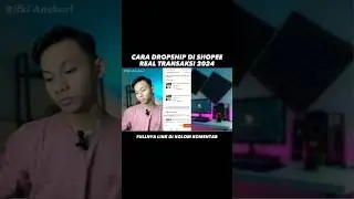 Cara Dropship Di Shopee Real Transaksi #bisnisonline #dropship #bisnis #dropshipping