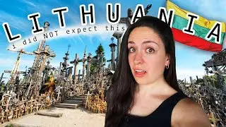 FIRST IMPRESSIONS OF LITHUANIA 🇱🇹 šiauliai hill of crosses vlog