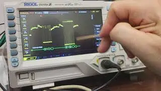 153. Studio di un segnale Modbus RTU con Rigol DS1054